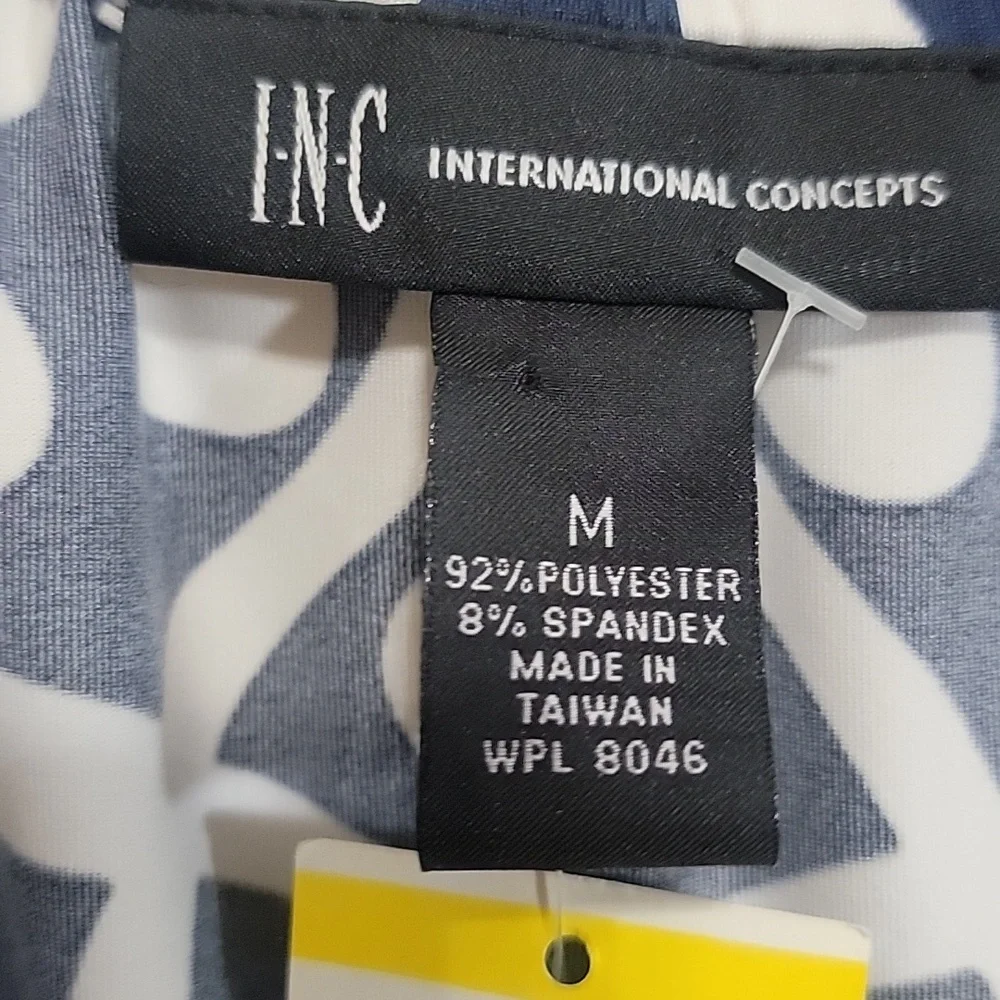 NWT Inc Concepts Pattered Dress in Medium - Picture 7 of 8